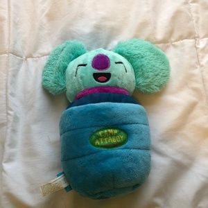 Sleeping bag kola dog toy